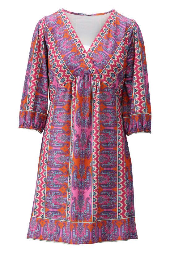 K-Design K-Design - Mini dress met print (W608) - What Els!