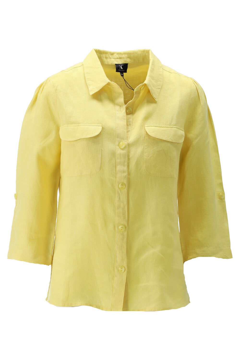 K-Design K-Design - Blouse met knopen en zakjes (U604) - What Els!