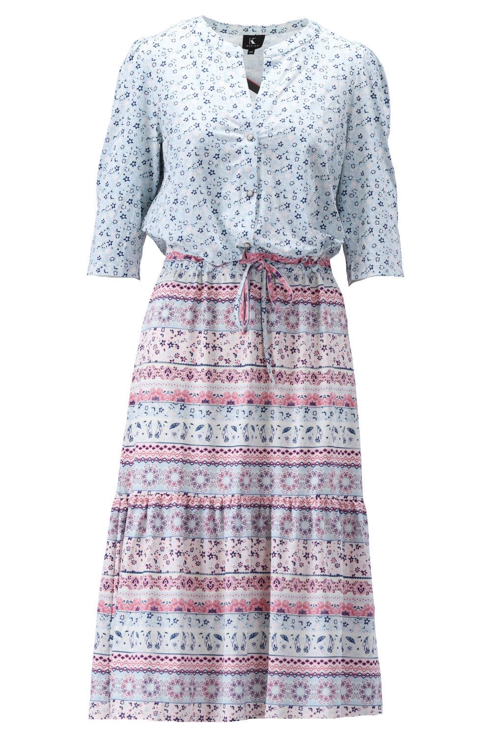K-Design K-Design - Midi dress met print (U870) - What Els!